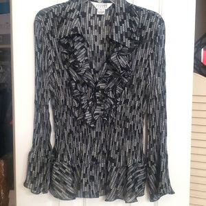 Women's Long Sleeve Blouse Size XL